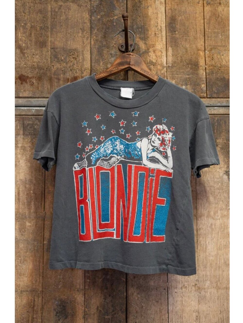 Blondie Don't Stop Crop Tee